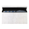 Concealed Cache Padded Foldable Storage Stool
